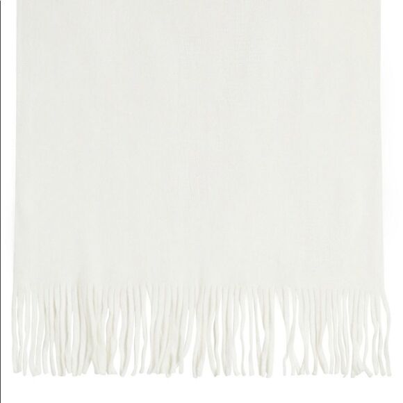 Steve Madden Super-Soft Knit Muffler Scarf, Color: Ivory - Picture 3 of 5
